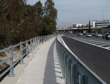 Στην κυκλοφορία το κατεστραμμένο τμήμα της Λεωφόρου Κηφισού